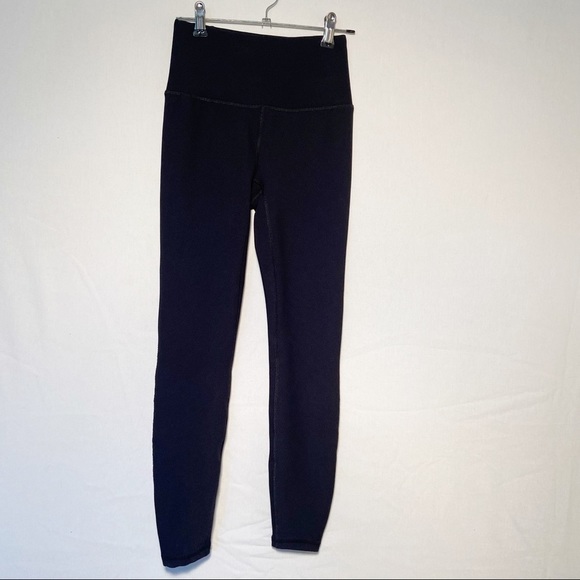 Unbranded Pants - Gaiam Womens‎ Black Ribbed Workout Athletic Leggings